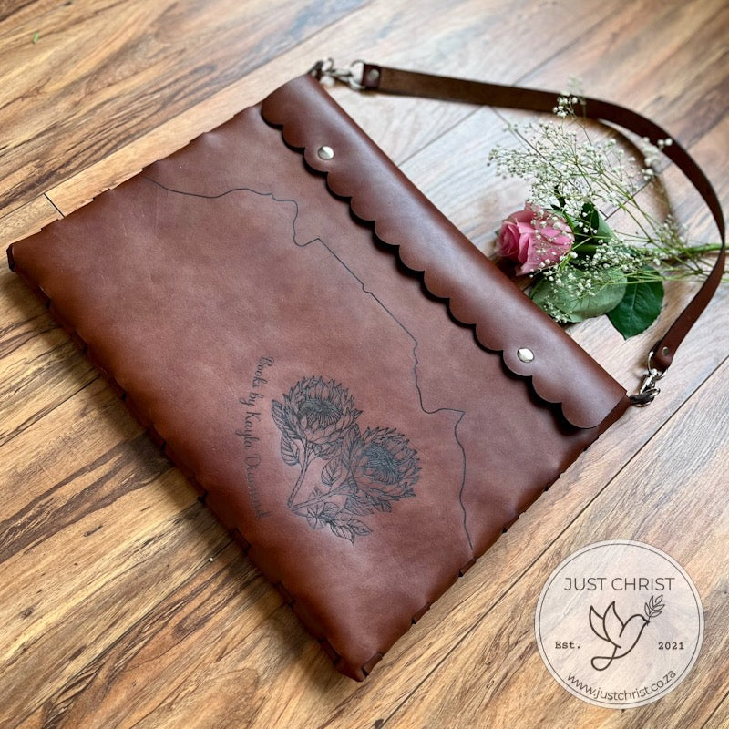 Premium No-Stitch Leather Laptop Sleeve