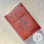 Handmade Personalized Leather Bible Slip-on Cover - Preserve and Elevate your Standard Bible Reading Experience