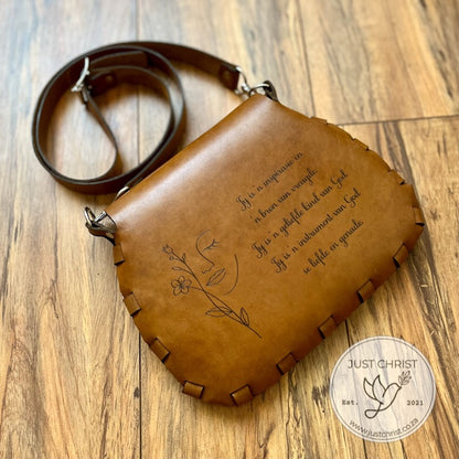 The Real Leather No-Stitch Purse: Timeless Elegance