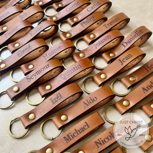 The Real Leather Keyring: Personalized and Practical