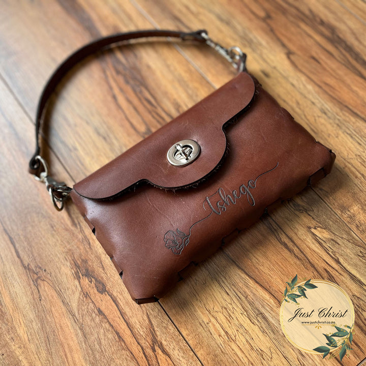 True Vintage 1930s Deco Era Small Dark Brown Leather Clutch Bag With A Back  Hand Strap - Another Time Vintage Apparel And Other Fine Delights